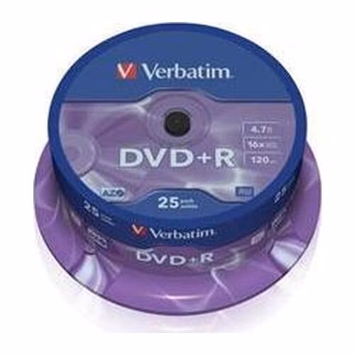 VERBATIM DVD+R AZO 4,7GB, 16x, spindle 25 ks