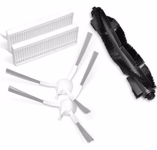 Tapo Robot Vacuum Replacement Kit SPEC: Main Brush ×1, Side Brush ×2, HEPA Filter ×2 Suitable for Tapo RV30 Plus, Tap