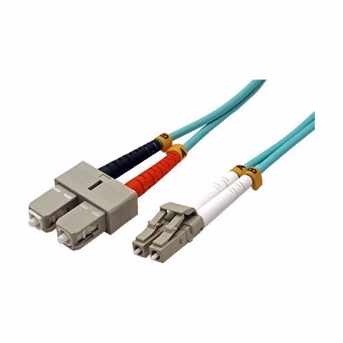 Optický patch cord Duplex LC-SC 50/125 1m MM OM4