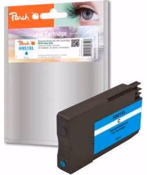 PEACH kompatibilní cartridge HP CN046A No.951, Cyan, 35 ml