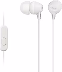 SONY MDR-EX15AP - Sluchátka do uší s mikrofonem - White