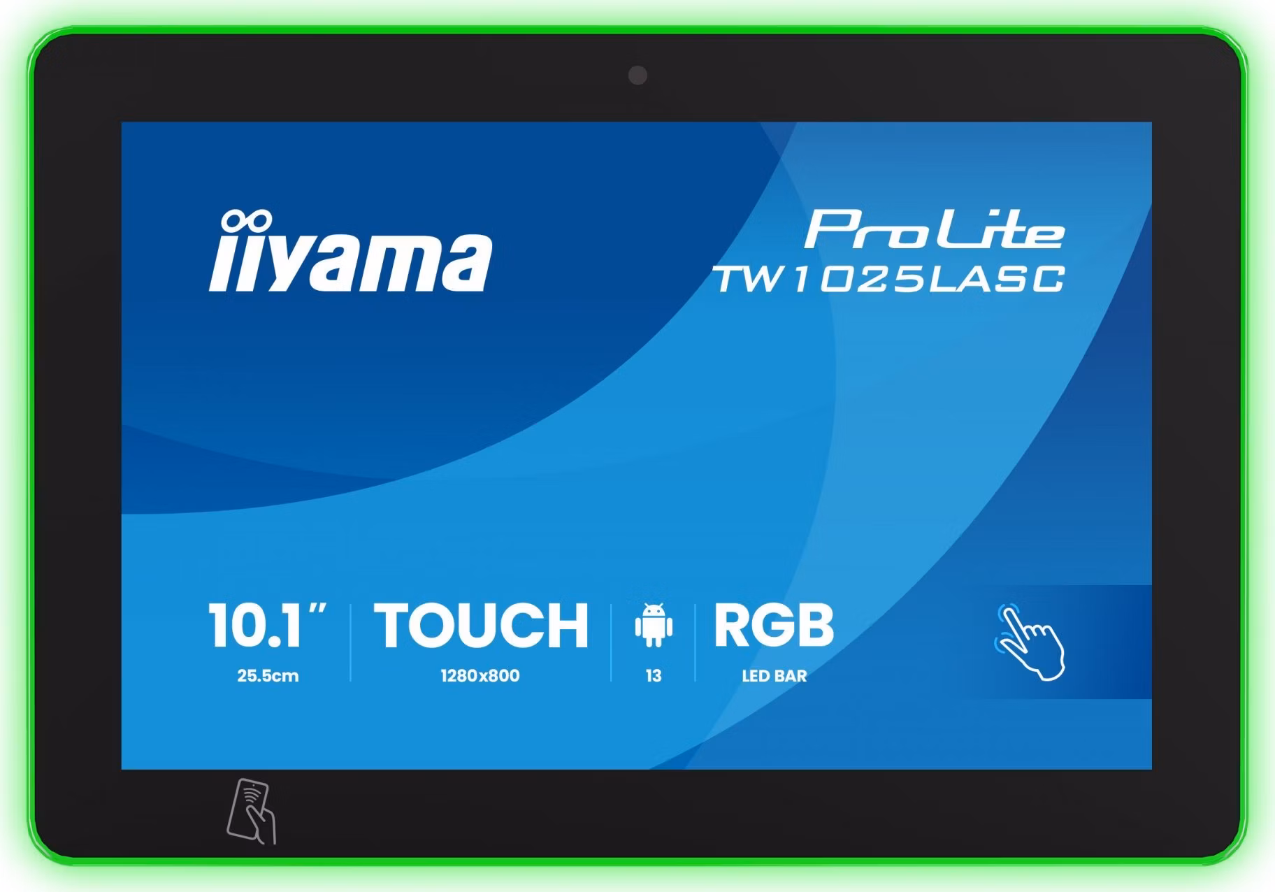 10" iiyama TW1025LASC-B3PNR: IPS, HD, cam, mic