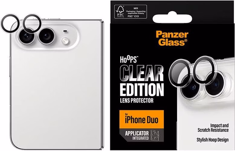 PanzerGlass ochranné sklo Hoops pre iPhone Duo - Clear