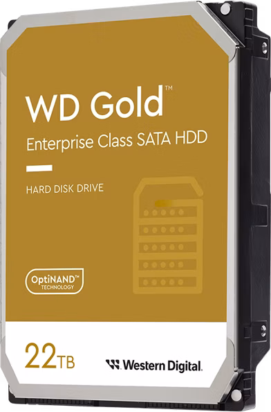 WD Gold 3,5" HDD 22 TB 7200RPM 512MB SATA 6Gb/s
