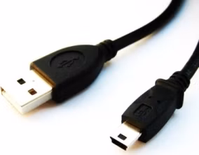 Kábel USB GEMBIRD 2.0 Prepojenie A-Mini B (5pin), pozlátené kontakty, 1,8 m, čierne