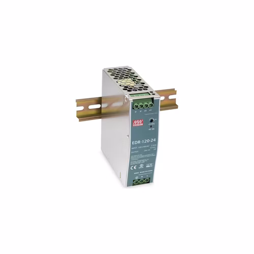 DIGITUS Průmyslový napájecí zdroj 48 V DC, 120 W AC-DC, kovové pouzdro, montáž na DIN lištu