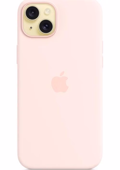 iPhone 15 Plus Silicone Case with MagSafe - Light Pink *Poškodený obal*