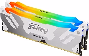 Kingston FURY Renegade/DDR5/32GB/6400MHz/CL32/2x16GB/RGB/White