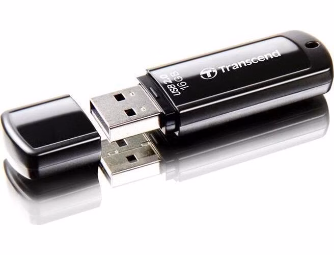 Transcend 16GB JetFlash 350, USB 2.0 flash disk, černý