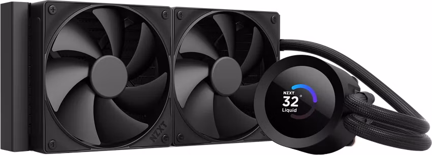 NZXT vodní chladič Kraken 240 / 2x120mm fan / 4-pin PWM / LCD disp. / 6 let