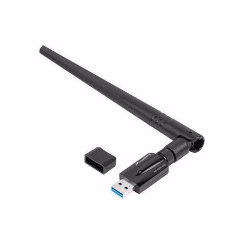 LANBERG USB ADAPTÉR BEZDRÁTOVÁ SÍŤOVÁ KARTA NC-1200-WIE AC1200 DUAL BAND 1X INTERNÍ + 1X EXTERNÍ ANTÉNA