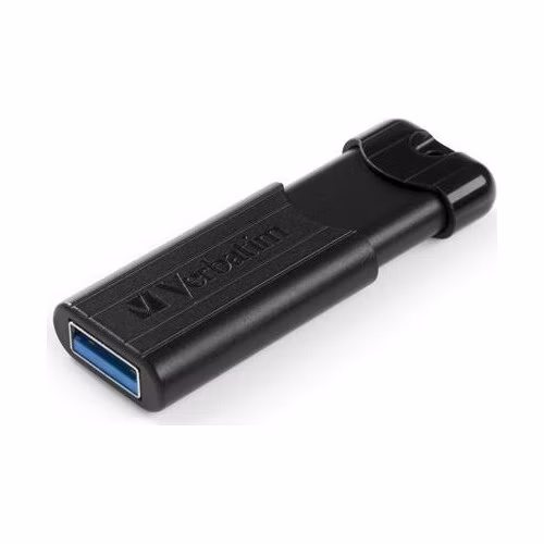 VERBATIM Flash Disk PinStripe USB 3.0, 16 GB - čierna