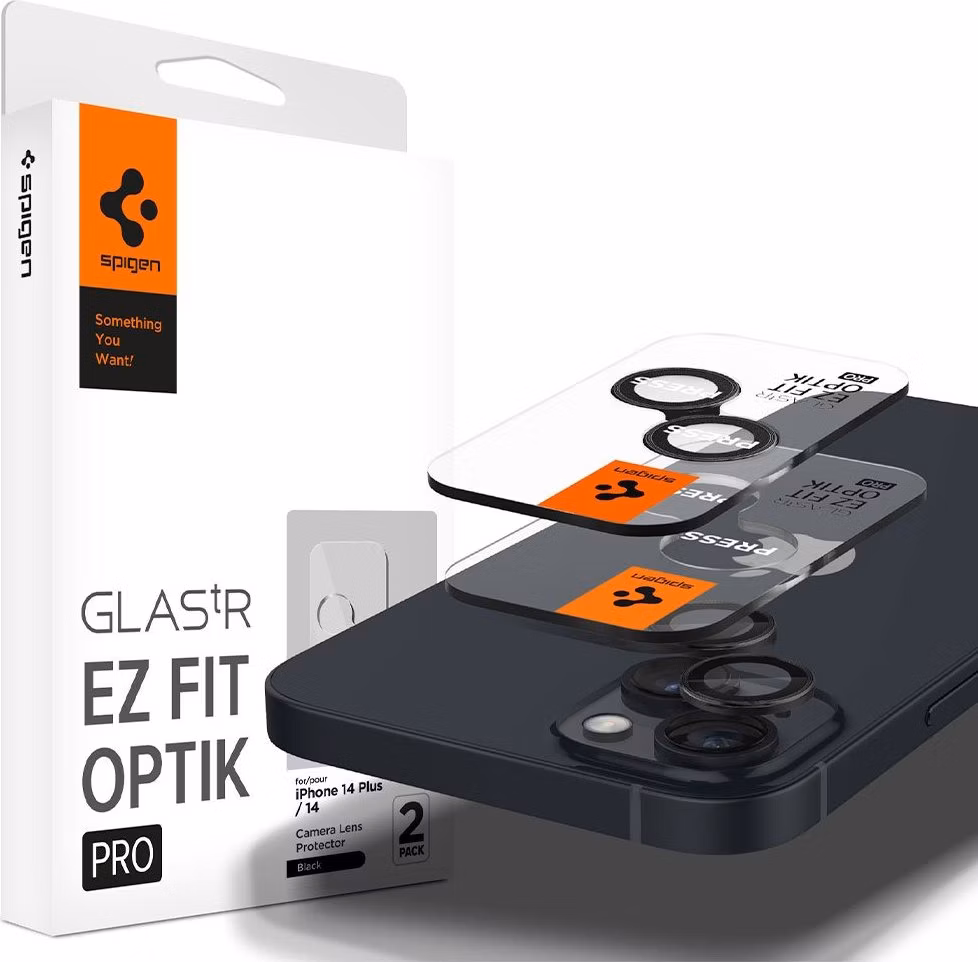 Spigen Optik Pro Lens Protector pre iPhone 14/14 Plus - Black