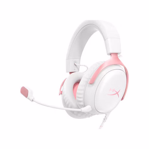 HP HyperX Cloud III WHT/PNK
