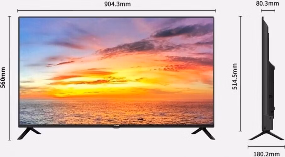 BAZAR - CHiQ L40G5W TV 40", FHD, klasická TV, ne-smart, Dolby Audio - Poškozený obal (Komplet)