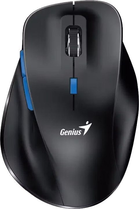 Genius Ergo 8230S BT Myš, bezdrátová, ergonomická, optická, 2,4GHz + Bluetooth, 1600DPI, 6 tlačítek, AI Copilot, černá