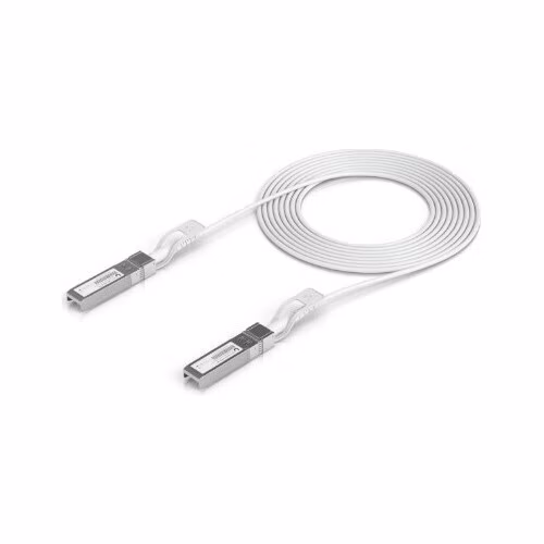 Ubiquiti DAC patch 25G - DAC kabel, SFP28, SFP+, SFP, rychlost 25/10/1 Gbit, bílý, délka 3m