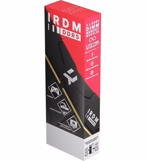 GOODRAM DIMM DDR5 32GB (Kit of 2) 6000MHz CL36 IRDM