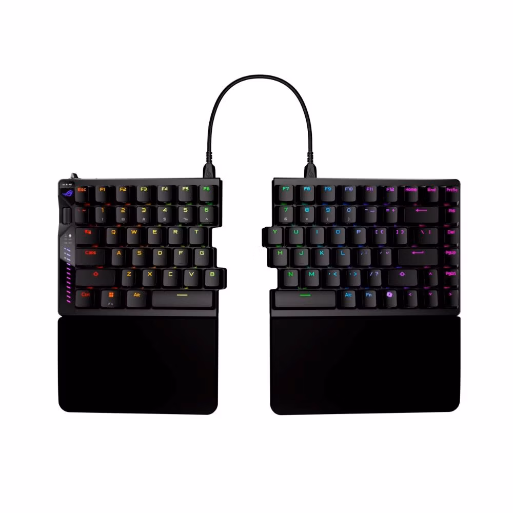ASUS Klávesnice ROG Falcata, Mechanická, Bezdrátová, ARGB, černá