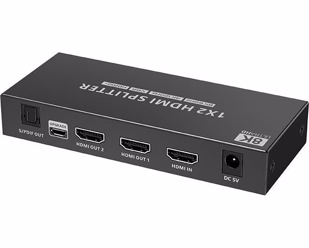 XtendLan HDMI distribucní rozbocovac, 1 vstup / 2 výstupy, 8k@60Hz