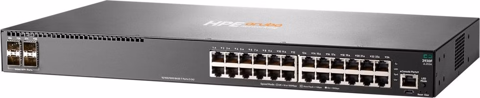 HPE Aruba Networking 2930F 24G 4SFP Switch