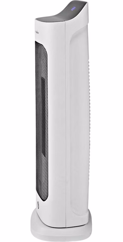 NEDIS Wi-Fi chytrý horkovzdušný ventilátor/ 2000 W/ 2 nastavení teploty/ rotace/ displej/ 10 - 49 °C/ bílý
