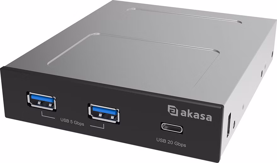 AKASA USB hub USB 20Gbps + 2x 5Gbps Type-A