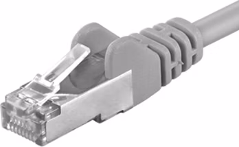 Premiumcord Patch kabel CAT6a S-FTP, RJ45-RJ45, AWG 26/7 5m, šedá