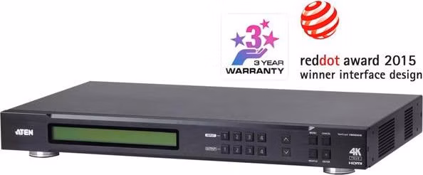 ATEN VM0404HB Professional Audio/Video Video Matrix Switches Standard VM0404HBSearch Product or keyword   4 x 4 True 4K HDMI