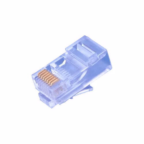 Konektor RJ45 UTP (8p8c), Cat5E, 50µm, licna(lanko) - 100 ks
