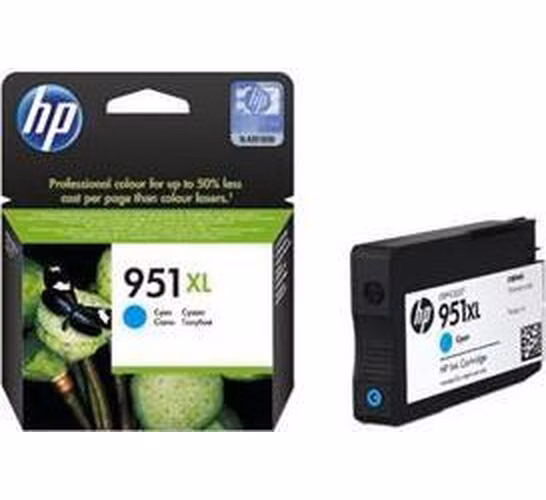 HP 951 XL azúrová atramentová kazeta, CN046AE