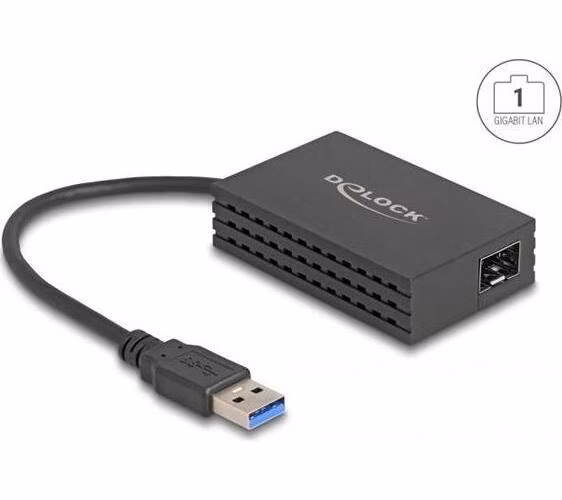 Delock Adaptér USB Typu-A sítě 1 x SFP Gigabit LAN