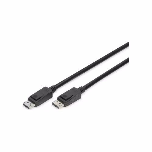 DIGITUS Připojovací kabel DisplayPort, DP M / M, 5,0 m, Ultra HD 8K, verze 1.3 / 1.4, bl