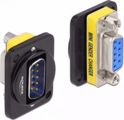 Delock Typu D Modul DB9 samec na DB9 samice