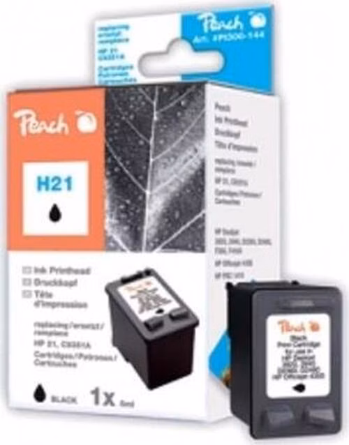 PEACH kompatibilní cartridge HP C9351AE, No. 21XL, Black, 21 ml
