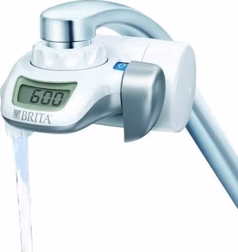 Brita OnTap vodní filtrační systém, kohoutkový filtr, 600 l, měření spotřeby, digitální displej, 3 nastavení