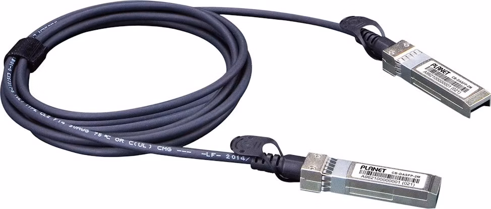 Planet CB-DASFP25G-5M, SFP28 metalický spojovací kabel, 25Gb/s, 5m