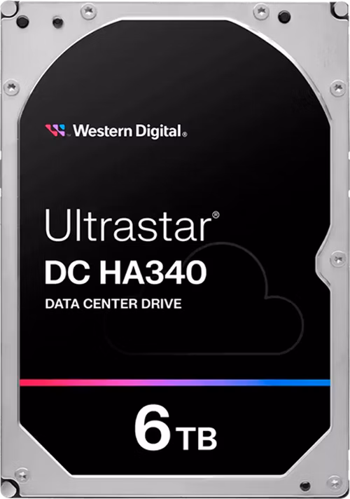Western Digital Ultrastar DC HA340 3,5" HDD 6TB 7200rpm SATA 6Gb/s 512e SE 256MB