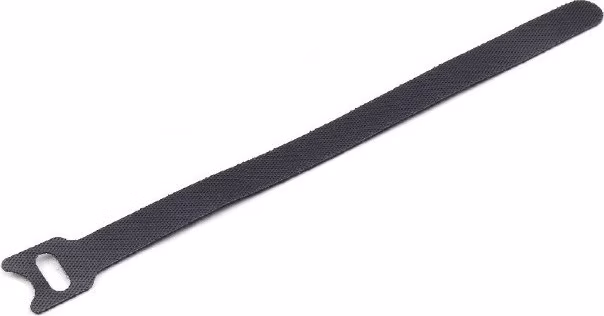 Gembird Velcro zipsové káblové viazacie pásky s dĺžkou 210 mm a šírkou 12 mm, čierne, 100 pack