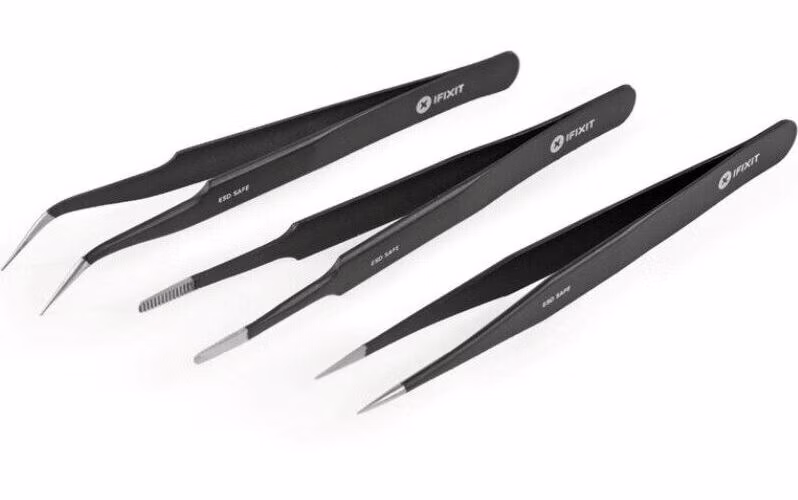 iFixit Precision Tweezers Set Pro, ESD Safe, sada 3 pinziet