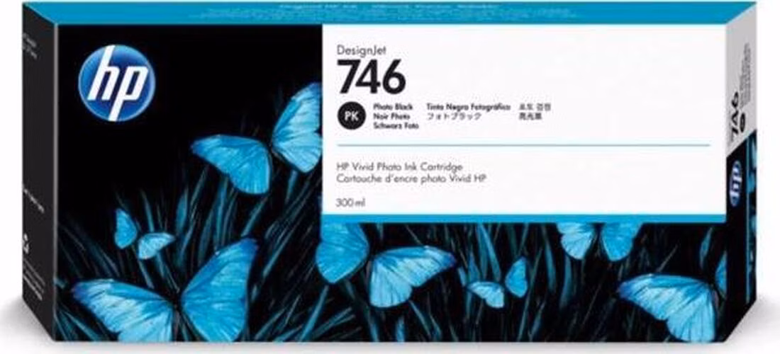 Atramentová náplň HP 746 - fotografická čierna