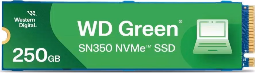 WD GREEN NVMe SSD 240GB PCIe SN350, Gen3 8GB/s, (R:2400/W:900 MB/s)
