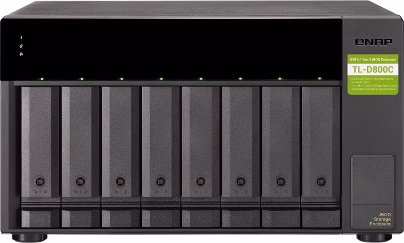 QNAP TL-D800C - rozšiřující jednotka JBOD USB 3.2 (8x SATA), desktop
