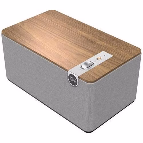 KLIPSCH The Three Plus, Prémiový Bluetooth reproduktor, 120 W, hnedý