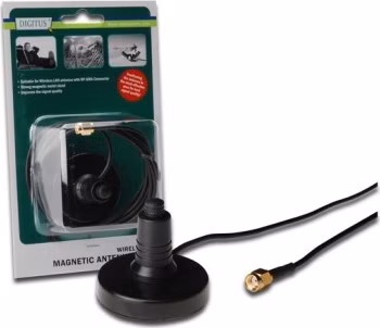 Digitus RP-SMA kabel 1,5m s magnetickým stojánkem