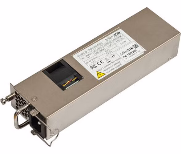 MikroTik Náhradní Hot Swap zdroj pro CCR1072-1G-8S/CCR2216-1G-12XS-2XQ a CRS518-16XS-2XQ-RM, 12V, 150W