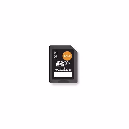 Nedis MSDC32100BK - Paměťová karta | SDHC | 32 GB | Zápis až 80 Mb/s | Třída 10