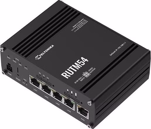 Teltonika RUTM54 Průmyslový 5G Wi-Fi Router, GPS, eSIM