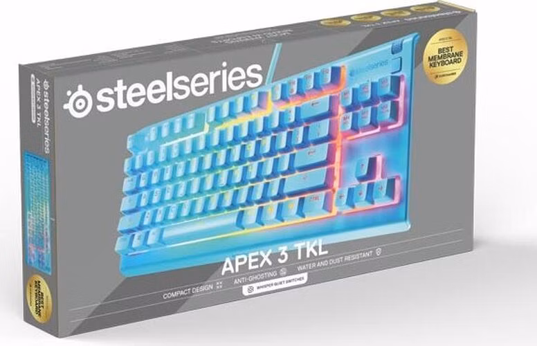 SteelSeries Apex 3 TKL US, aqua