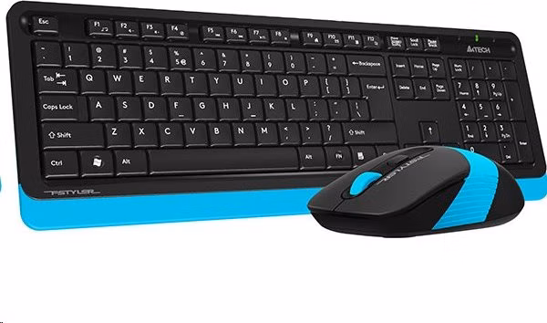 A4tech FG1010 FSTYLER set bezdrôtový. klávesnica + myš, modrá